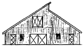 Barn Roof Gable Half-Monitor