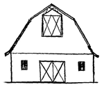 Barn Roof Gambrel - Dutch Dairy