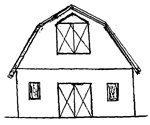 Barn Roof Gambrel - English Dairy