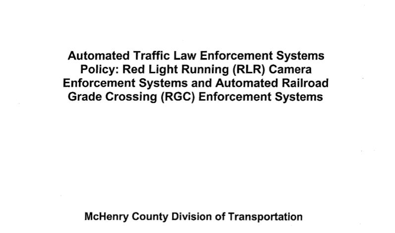 RLR Traffic Camera