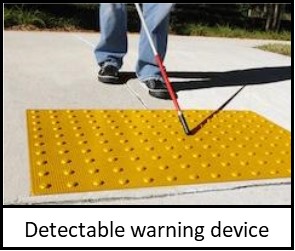 ADA Detectable warning device