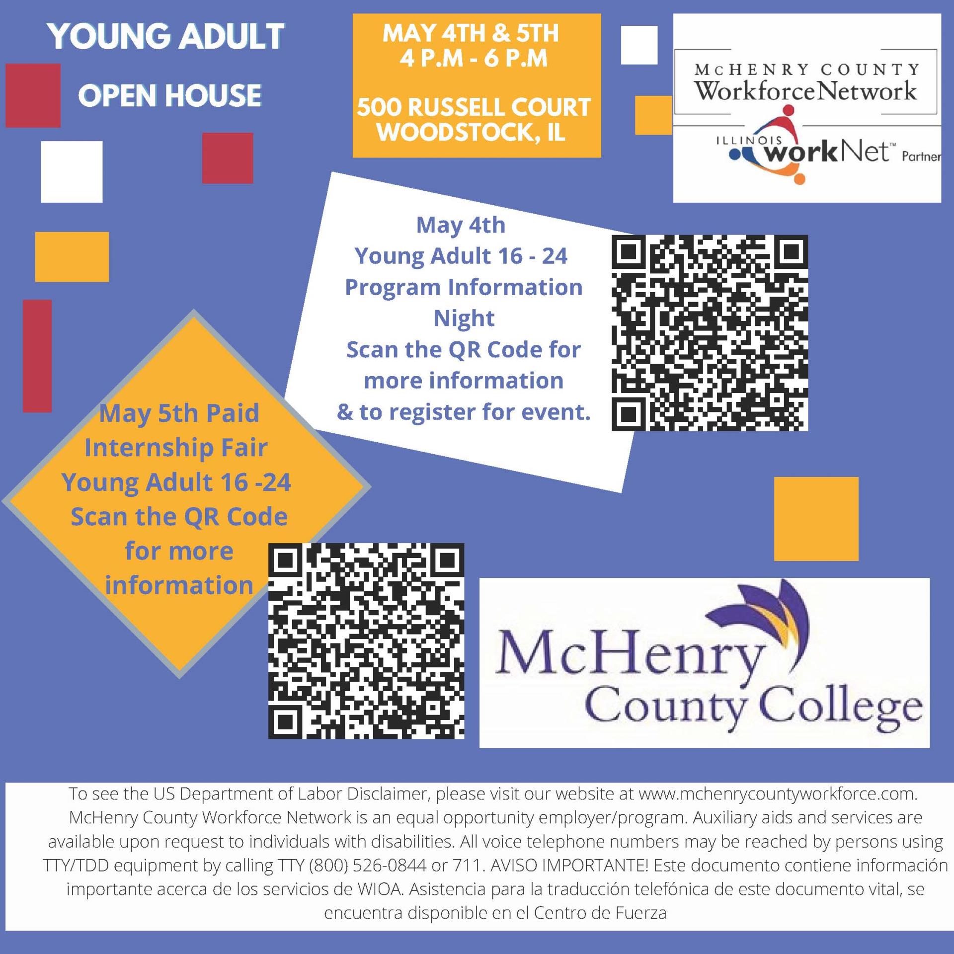 MCWN Young Adult Program Nights