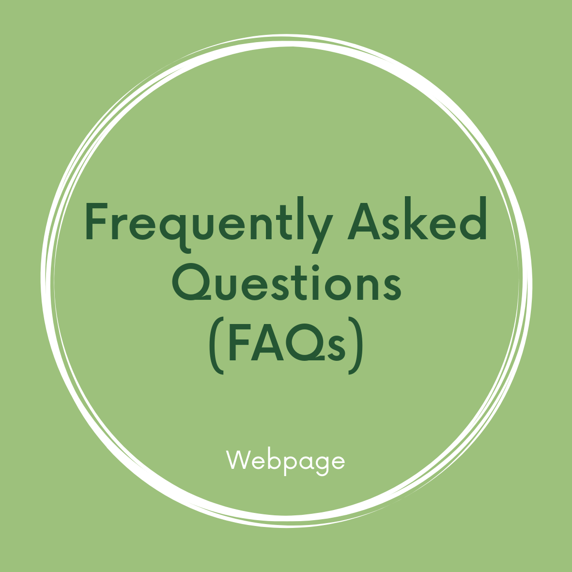 Frequently Asked Questions Link