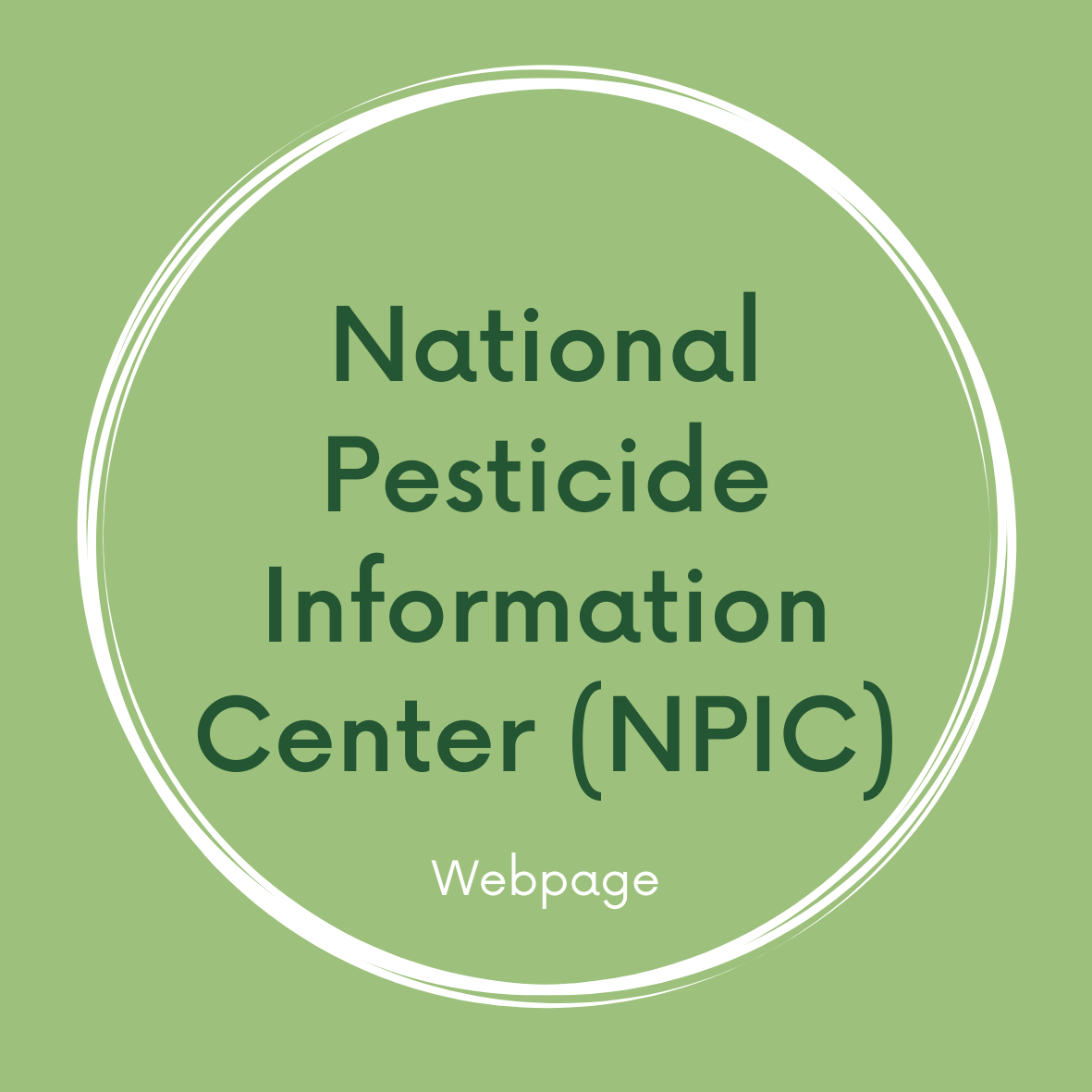 National Pesticide Information Center Link