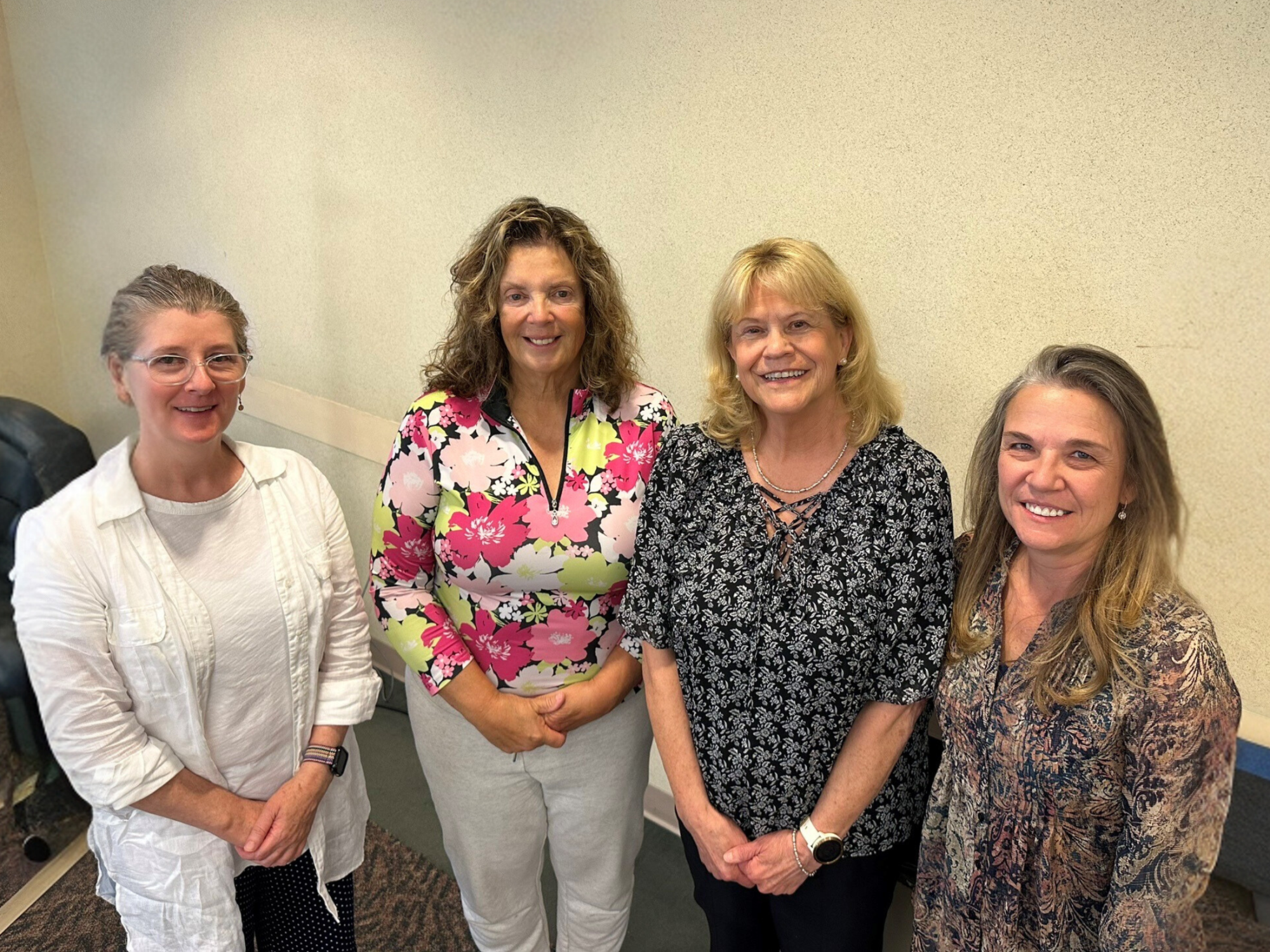 Melissa Adamson, Cindy Gaffney, Carol Waggoner, and Susan Karras